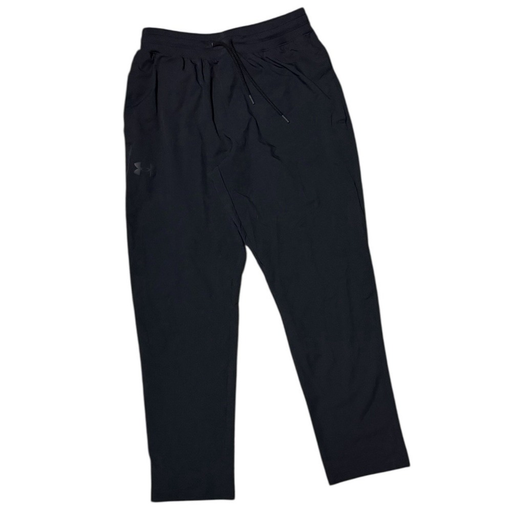 Under Armour Pants Men's Large Black Athletic Training Loose Joggers Performance